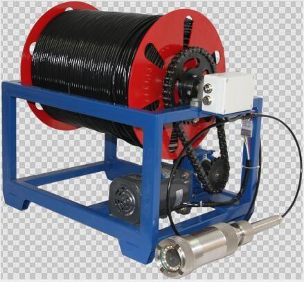 360 Rotating 300m Electric Winch Deep Water Well Borehole Inspection Camera