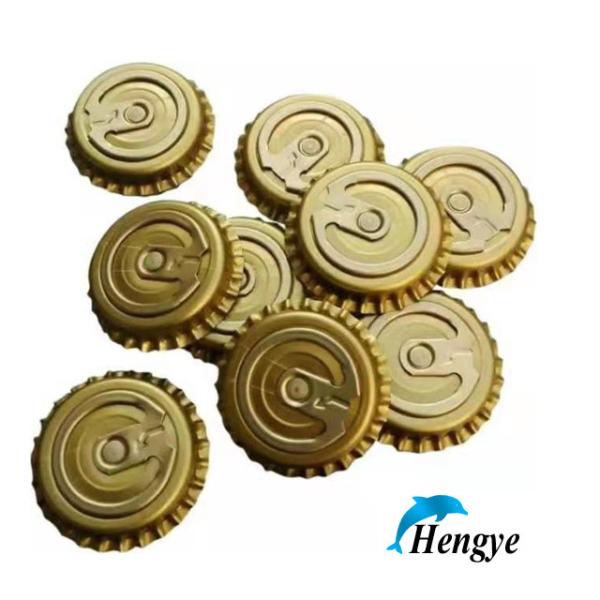 pull ring crown cover 26mm level type easy opening pull ring crown caps for beer Beer pull ring cover beer crown cap