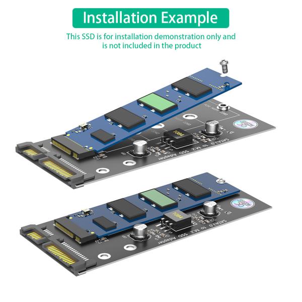 M.2 NGFF SSD в SATA 3 3.0 Адаптер Карта Конвертер B B&M Ключ для 2230 2242 2260 2280 M.2 Протокол SATA Solid State Disk Drive SSD