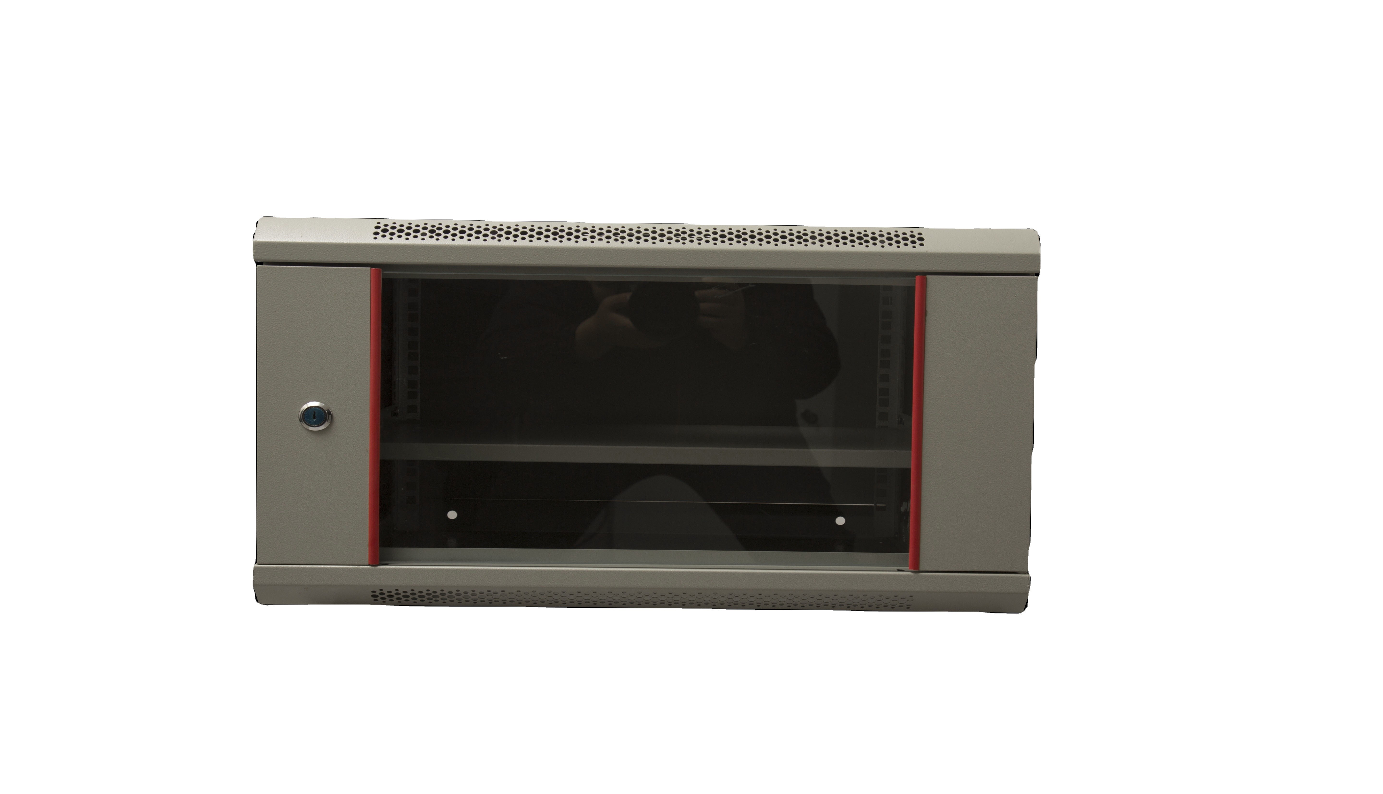 Wall Mounted Network Cabinet Rack 4U Server Rack 19 Inch 600*600 Toughened Glass Door