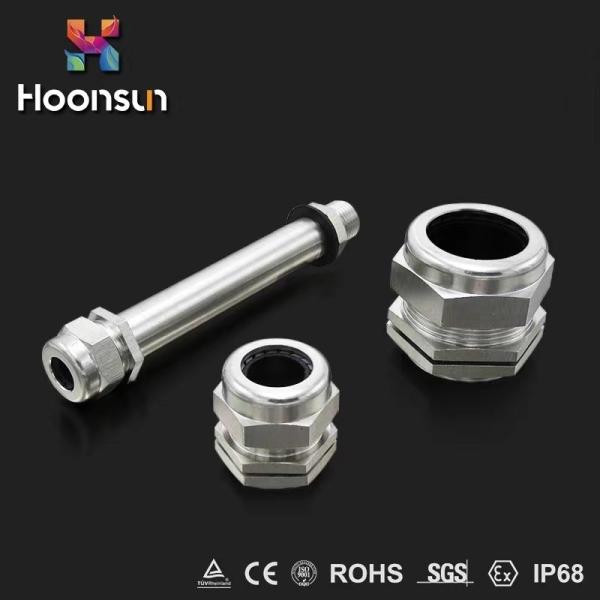 SS304/316 Stainless Cable Gland Fireproof For Sealing Parts With NBR Hermetic Seal