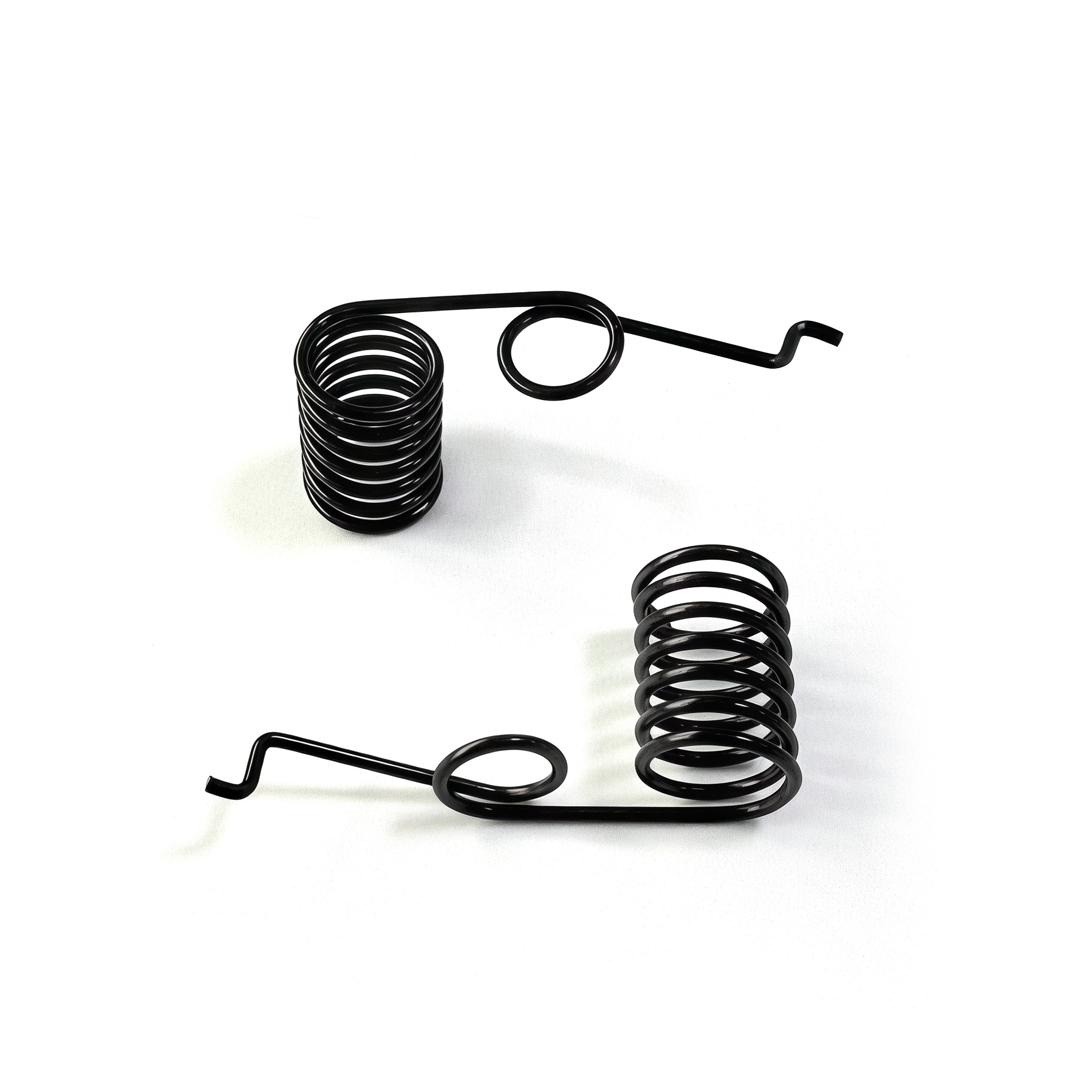 Small Long Arm Lid Catch Torsion Spring Black Oxide Clip Reset Torsion Spring