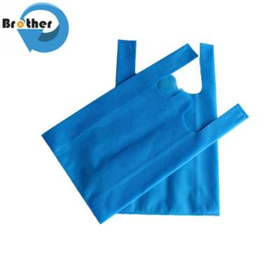 Cheap Price Emboss Non Woven Advertisement Bag Big Size PP Non Woven Shopping T-Shirt Bags for Supermarket