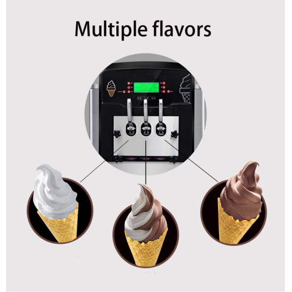 Система предварительного охлаждения Мягкий мороженый с 3 вкусами 540x850x1500 мм из нержавеющей стали