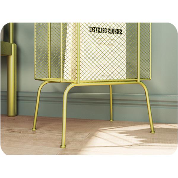 Bedside Waterproof 32x23x70cm Steel Book Rack Floor Standing