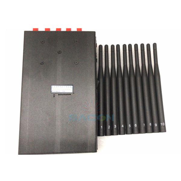 Handheld 5G Signal Jammer Blocker with 10 Antennas 15m Range and 8000mAh Battery