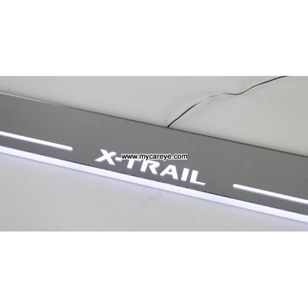 Nissan X-Trail car pedal set LED lights pedal car step Moving door scuff