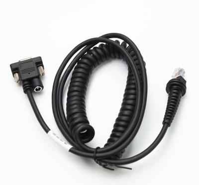 Spiral Retractable DB9 RS232 Serial Cable For Honeywell 1300G 1400G