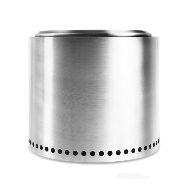 Fogo de aço inoxidável fogão portátil de madeira sem fumo fogão de mesa H 50cm*Dia 50cm