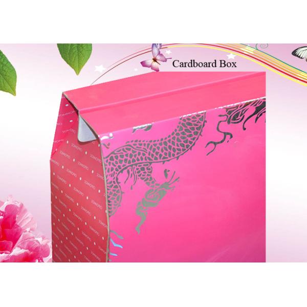 Pantone Red Color Silver Hot Stamping Craft  Cardboard Corrugated Box Printing for Bedding Packaging