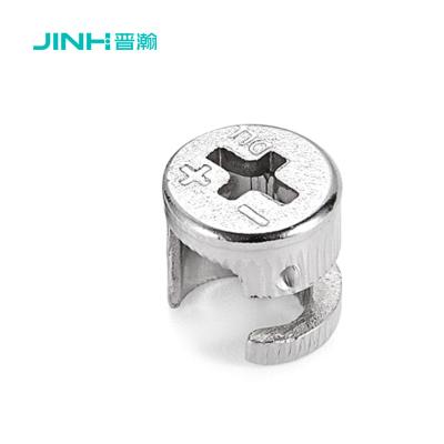12mm Diameter Furniture Cam Fitting Cold Rolled Steel For 18mm Thickness Panel