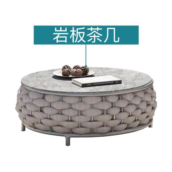 Comfortable Set for Outdoor Garden Nordic Designed Corner Top Sell Patio Furniture