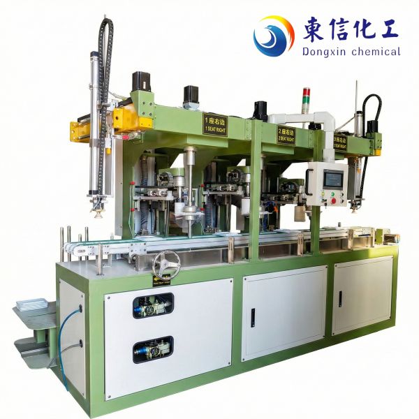 Automatic Melamine Tableware Grinding Machine 220V 380V 415V Three Station Design