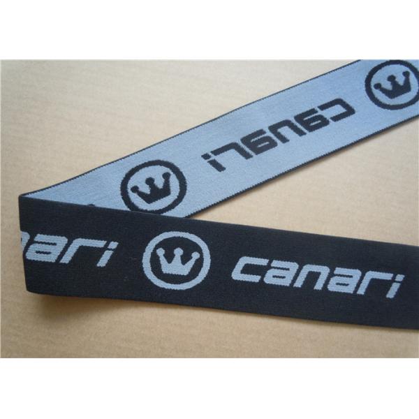 Waistband жаккарда полиэфира эластичный связывает 20mm покрашенный легковес тесьмой