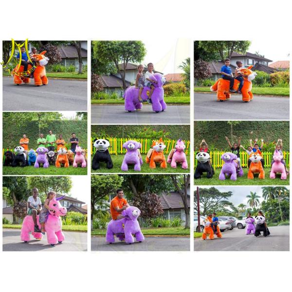 Hansel Coin operated dog ride on stuffed animal ride on wheels for sale