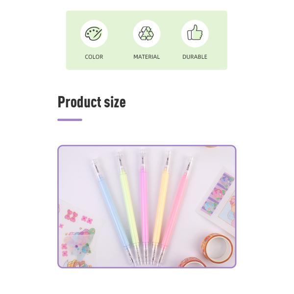 Plastic ABS TPR Handle ZEQUAN Multifunctional Dual Purpose Pen Cutter with Knife and Gel