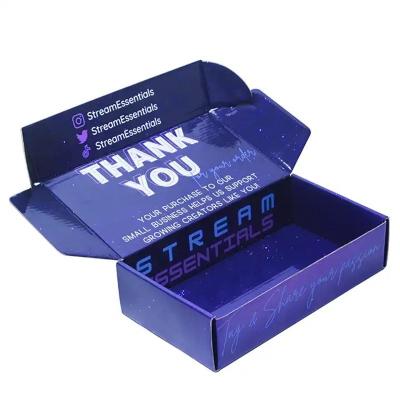 Custom Biodegradable Mailer Shipping Boxes For Candles Wallets Photo Frames Eco-Friendly Waterproof Printed With Logo On Matte Surface