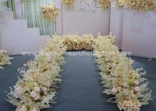Wedding Artificial Silk Flowers Fake Flower Runner 30cm 45cm 50cm