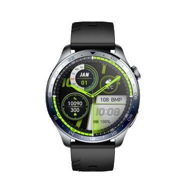 Montre connectée de fitness KW290B avec appels Bluetooth, écran AMOLED 1,43 pouces, plus de 100 modes sportifs, suivi de la santé et du stress