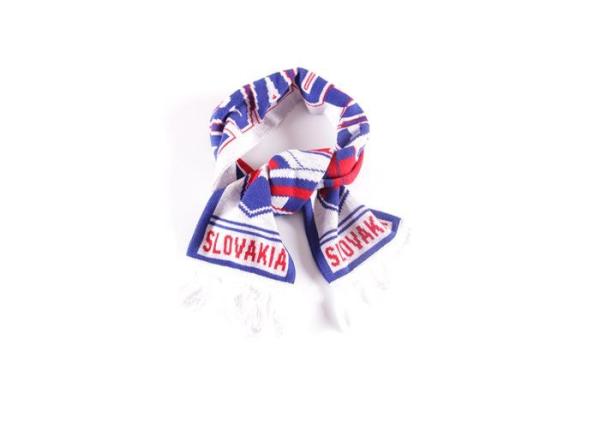European World Cup Scarf , Embroidered Red And Blue Team Usa Soccer Scarf
