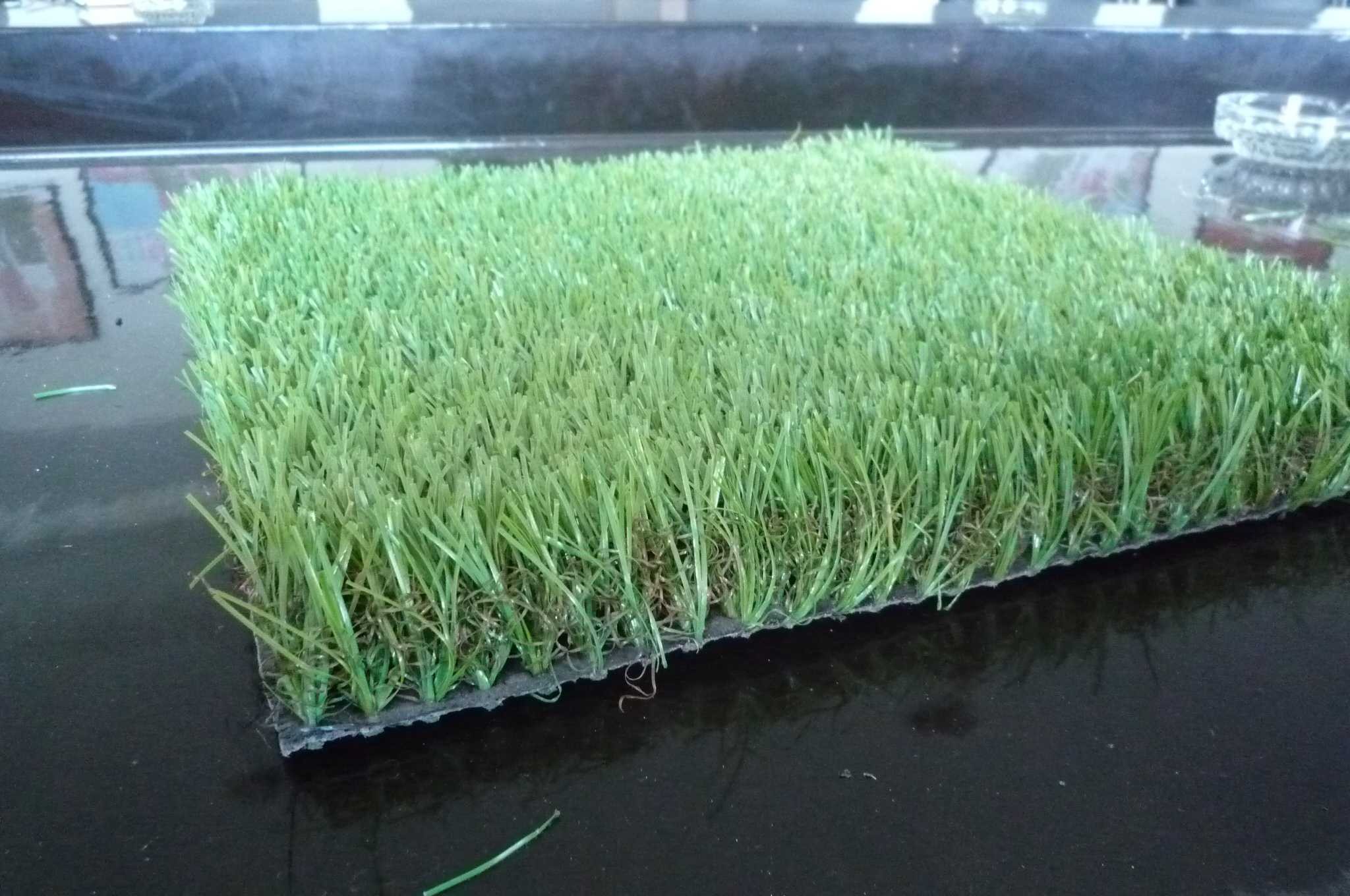 Polypropylene Four Colors Balcony Artificial Grass Turf For Garden Backyard Decorative