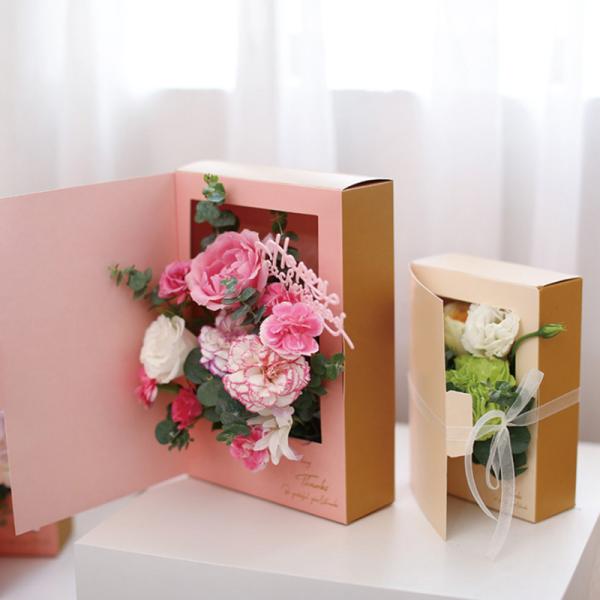 4C Offset Printing 1mm Eternal Flower Gift Packing Boxes