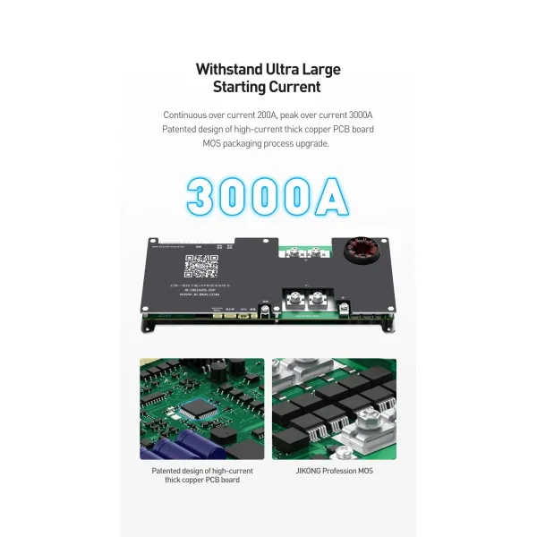 Smart BMS LiFePO4 4s 12V BMS LiFePO4 8s 24V 100A 150A for Car Starting Truck Lithium Battery
