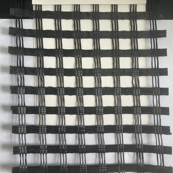 100KN/M UX Reinforce Polyester Geogrid for One Direction Reinforced Gravel Layer Isolation