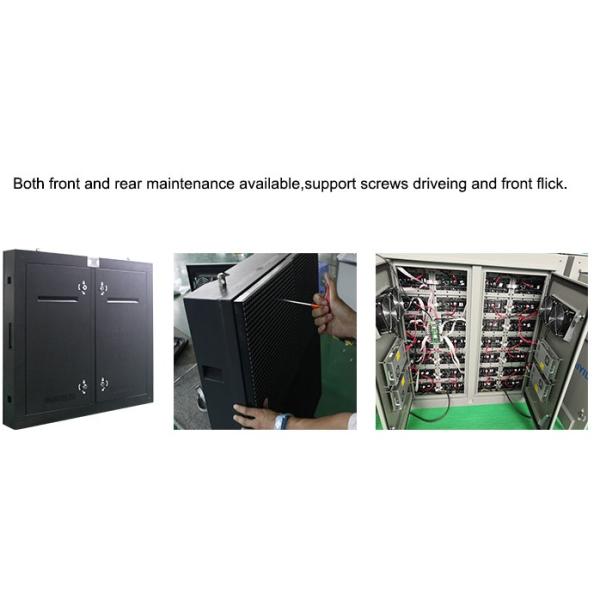P8 Advertising Outdoor Fixed LED Display , IP65 High Brightness LED Panel Steel