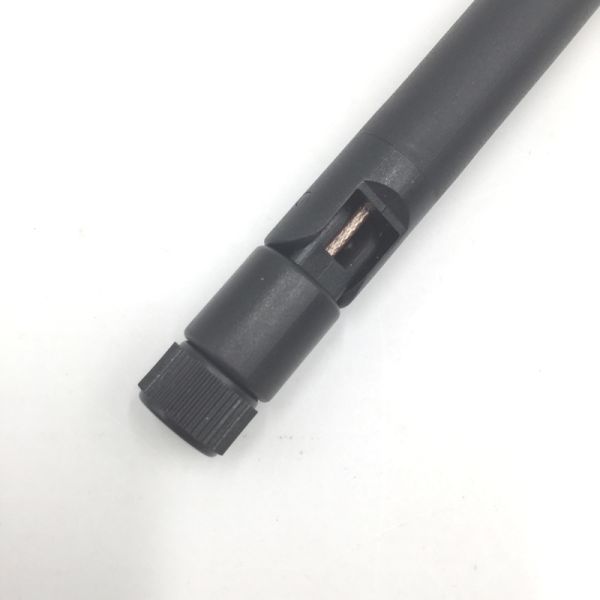 RP SMA-J 2.4G 2400-2500M Bluetooth antenna Wi-Fi router antenna omnidirectional unmanned aerial vehicle remote control folding rubber tube antenna 13x196mm