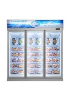 5 do congelador vertical da exposição da prateleira ajustável R134 refrigerador ereto comercial