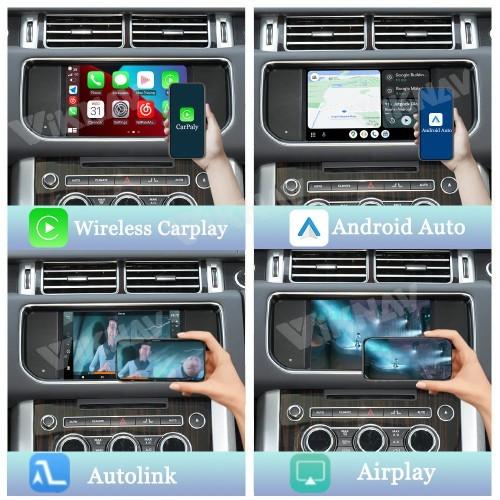 Boîtier d'interface Linux ViKNAV pour Land Rover Evoque 2013-2016 avec CarPlay sans fil