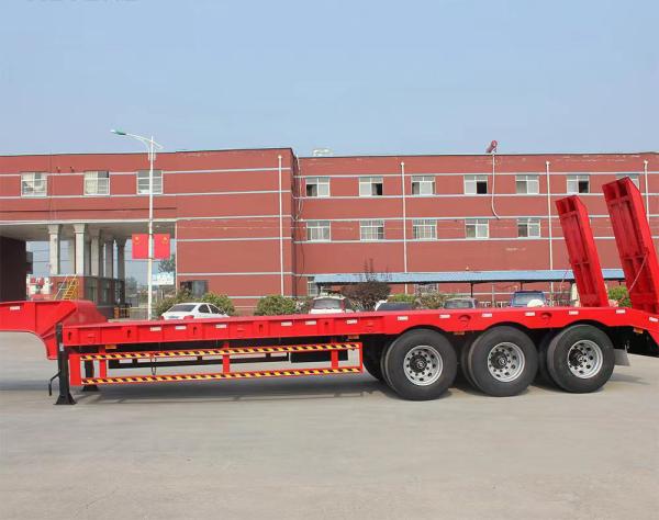5 Axle 10 Axle Heavy Duty Gooseneck Low Loader Lowbed Lowboy Low Bed Truck Semi Trailers 120 Ton 150 Tons