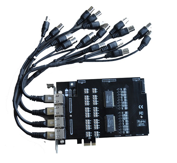 Digium Octal-Span digital T1/E1/J1/PRI PCI-Express x1 card for asterisk trixbox elastix dahdi voip pbx