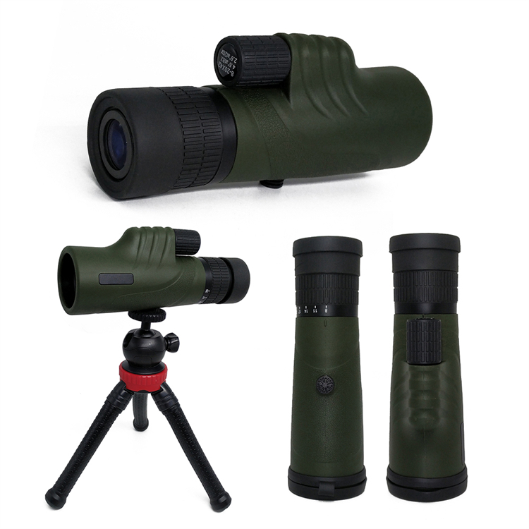 Телескоп 8-20x42 сигнала телескопичный сильный Monocular с зажимом мобильного телефона