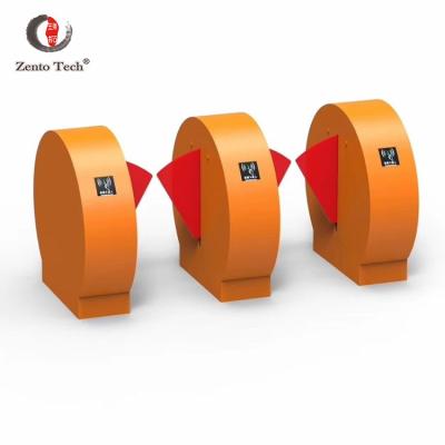 304 Stainless Steel Flap Barrier Turnstile Kindergarten Entrance Channel Width 600mm