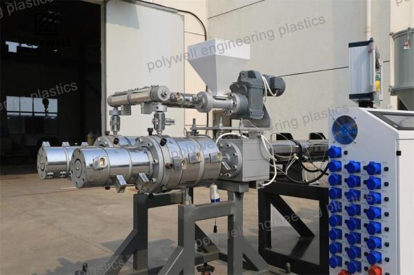Equipamento de produção plástico da extrusora da fabricação da tubulação do PVC PPR do PE