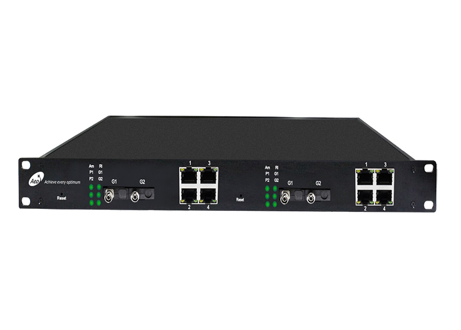 Управляемый каскадируя переключатель IP30 волокна локальных сетей кольца