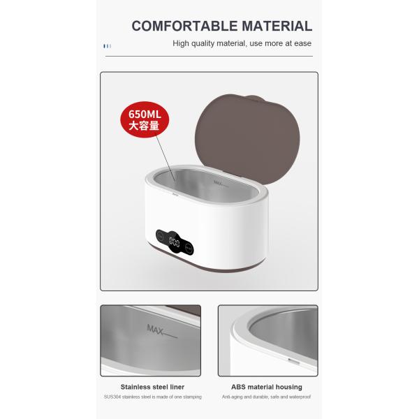 Ультразвуковая очистительница ювелирных изделий 220В Ультразвуковая очистительная машина для часов 650 мл