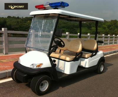 Four Person Custom Electric Golf Carts Police Patrol Car With Curtis Controller