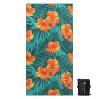 Fabricant fournisseur vente chaude d'été Large femme légère personnalisée serviettes de plage en microfibre