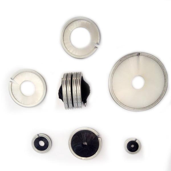 PBT Nylon Spiral Industrial Cleaning Brushes Roller For Grinding