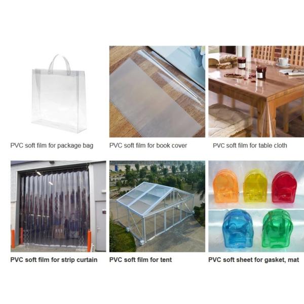 0.25 мм Прозрачная гибкая тонкая упаковка ПВХ пленка для сумки и столовой ткани