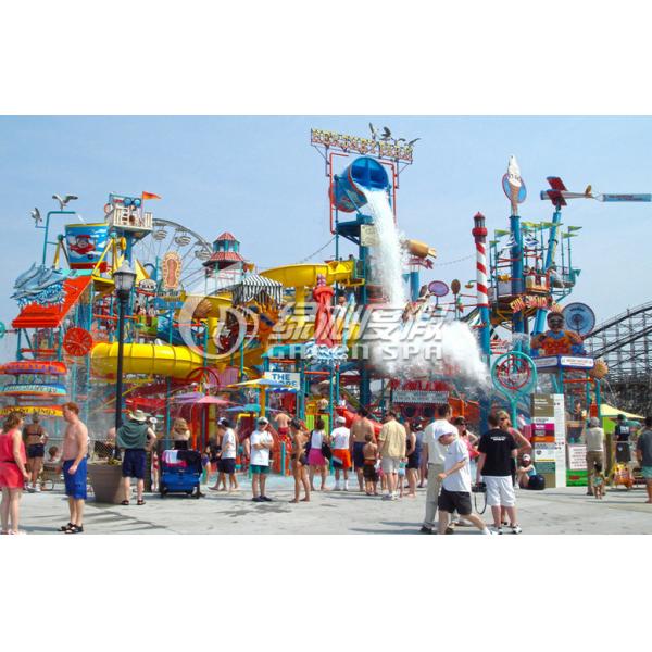 Commercial Holiday Resort Aqua Playground Water Park Equipment For Water Theme Park