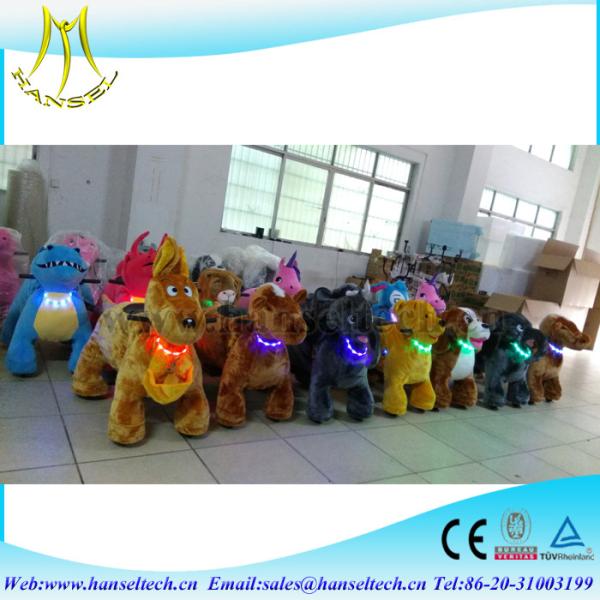 Hansel coin operated kiddie ride for sale game machine token amusement park game center motorized animals for sale