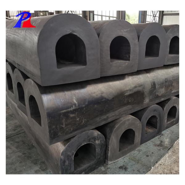 Wharf and Dock Bumper D Type Ship Boat EPDM Rubber Seal Strips Natural Rubber Material