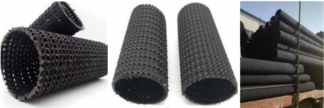 Plastic Permeable Pipe For Tunnel Railway Network Hard Drainage Permeable Pipe