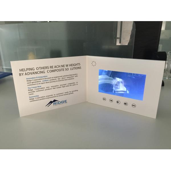 Innovative Marketing Lcd Video Greeting Card 7 Inch Tft Screen For Company Introduction