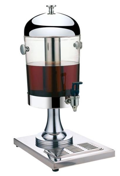 Chrome plating stainless steel juice dispenser for single use