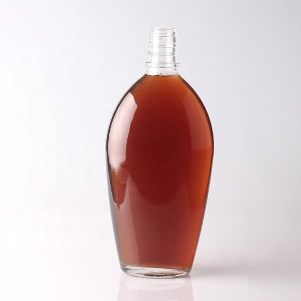 Unique Design 500ml 750ml Monkey Head Shaped Glass Bottle for Vodka Liquor With Cork